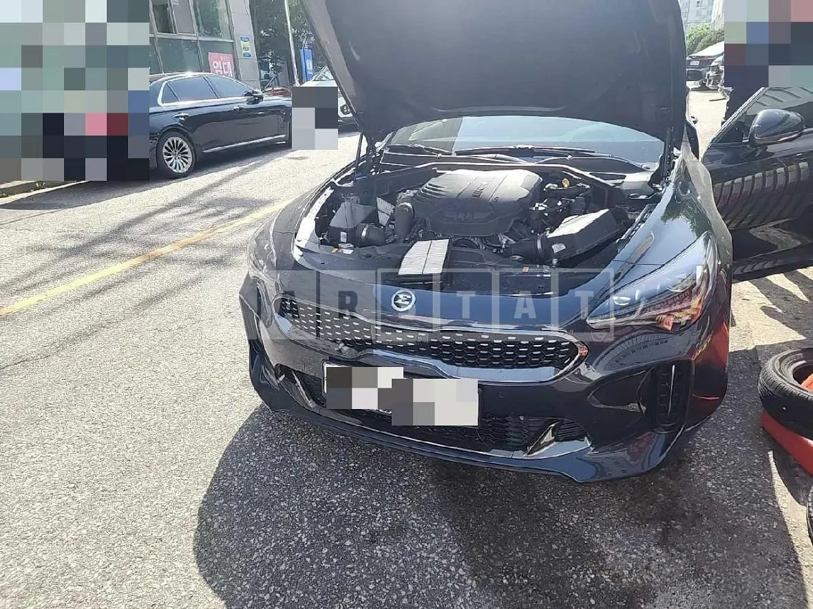 Photo 2 of 11: 2019 Kia Stinger, VIN KNAE751CDKS058777 — Korean insurance auction