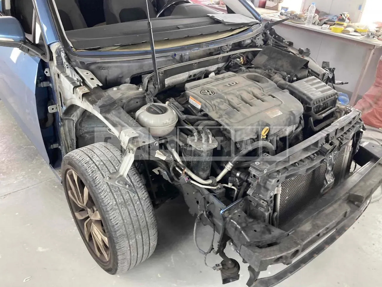 Photo 2 of 41: 2015 Volkswagen Golf 2.0 TDI BMT, VIN WVWZZZAUZFW223601 — Korean insurance auction