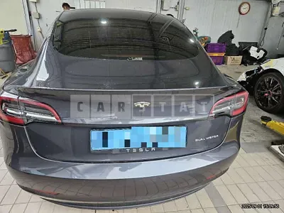 Photo 1 of 14: 2021 Tesla Model 3 Long Range — Korean insurance auction