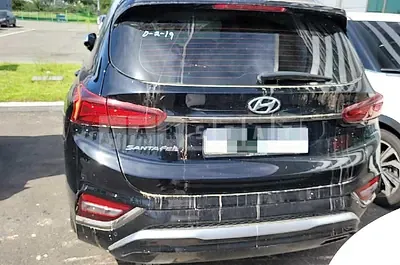 Photo 1 of 6: 2020 Hyundai Santa Fe, VIN KMHS281ABLU240212 — Korean insurance auction