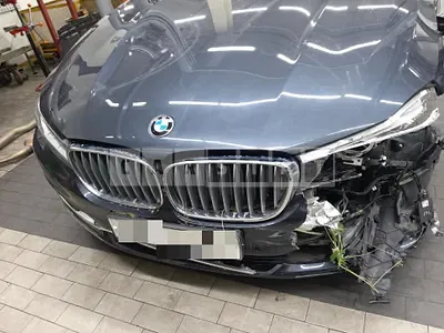 Photo 1 of 8: 2016 BMW 740Li xDrive, VIN WBA7E4108GGU98582 — Korean insurance auction