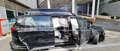 Photo 1 of 32: 2021 Kia Carnival, VIN KNANE813BMS094972 — Korean insurance auction