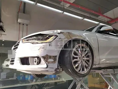 Photo 1 of 30: 2015 Audi A6 45 TDI quattro, VIN WAUZZZ4G4FN052555 — Korean insurance auction
