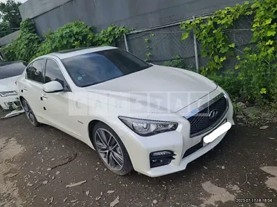 Photo 1 of 16: 2016 Infiniti Q50S Hybrid, VIN JNKAV71E2GM580619 — Korean insurance auction