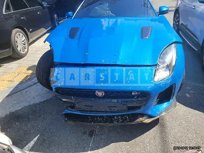 Photo 1 of 40: 2019 Jaguar F-Type Svr, VIN SAJDA1BE4KCK60093 — Korean insurance auction