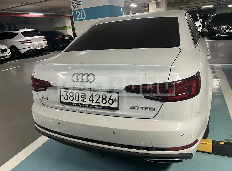 Photo 2 of 38: 2019 Audi A4 40 TFSI, VIN WAUZZZF47KN022592 — Korean insurance auction