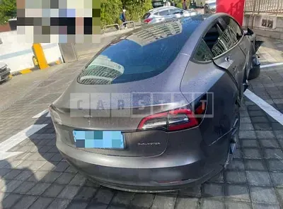 Photo 1 of 20: 2021 Tesla Model 3 Long Range, VIN 5YJ3E1EB3MF024945 — Korean insurance auction
