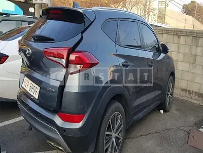 Photo 1 of 34: 2017 Hyundai Tucson, VIN KMHJ381ABHU437259 — Korean insurance auction