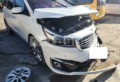 Photo 1 of 22: 2016 Kia Carnival, VIN KNAMC81ABGS207755 — Korean insurance auction