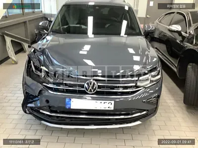 Photo 1 of 14: 2022 Volkswagen Tiguan 2.0TDI, VIN WVGZZZ5NZNW008690 — Korean insurance auction