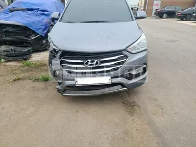 Photo 1 of 10: 2016 Hyundai Santa Fe, VIN KMHSW81XBHU719242 — Korean insurance auction
