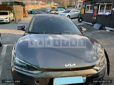 Photo 1 of 22: 2021 Kia EV6, VIN KNAC381AFNA013051 — Korean insurance auction