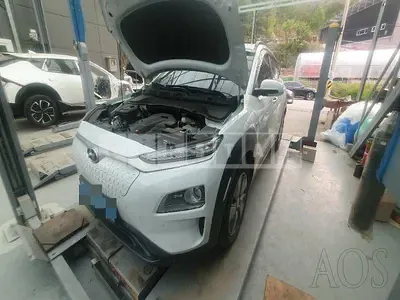 Photo 1 of 13: 2019 Hyundai Kona Electric, VIN KMHK381GFKU061664 — Korean insurance auction