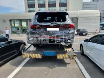 Photo 1 of 18: 2022 Hyundai Santa Fe, VIN KMHS5811BNU035333 — Korean insurance auction