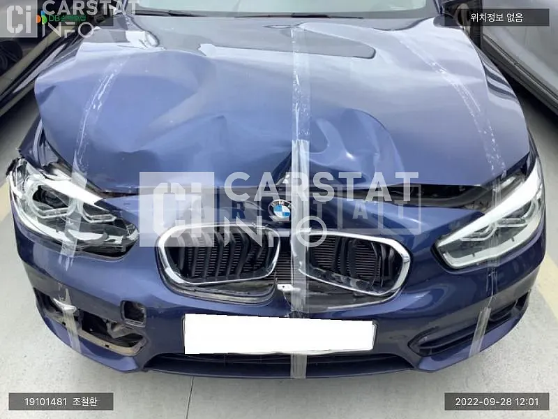 Photo 2 of 9: 2019 BMW 118d, VIN WBA1S5104K5L62622 — Korean insurance auction