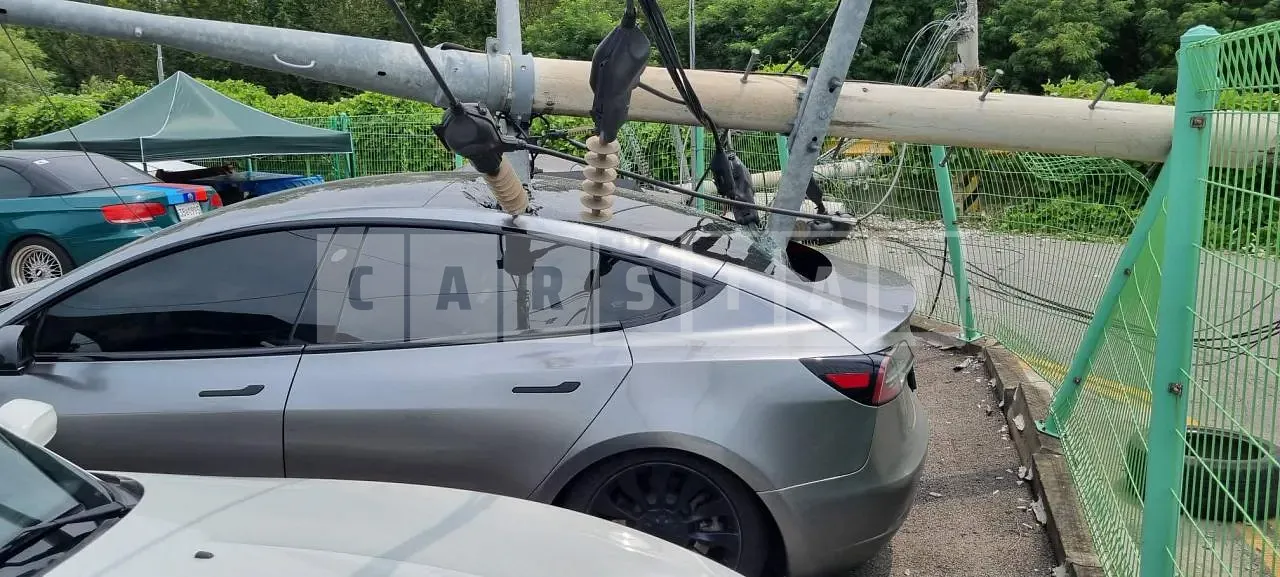 Photo 2 of 15: 2020 Tesla Model 3 Long Range, VIN 5YJ3E1EBXLF762627 — Korean insurance auction