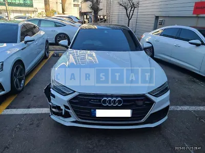 Photo 1 of 17: 2022 Audi A7 45 TDI quattro, VIN WAUZZZF28NN041171 — Korean insurance auction