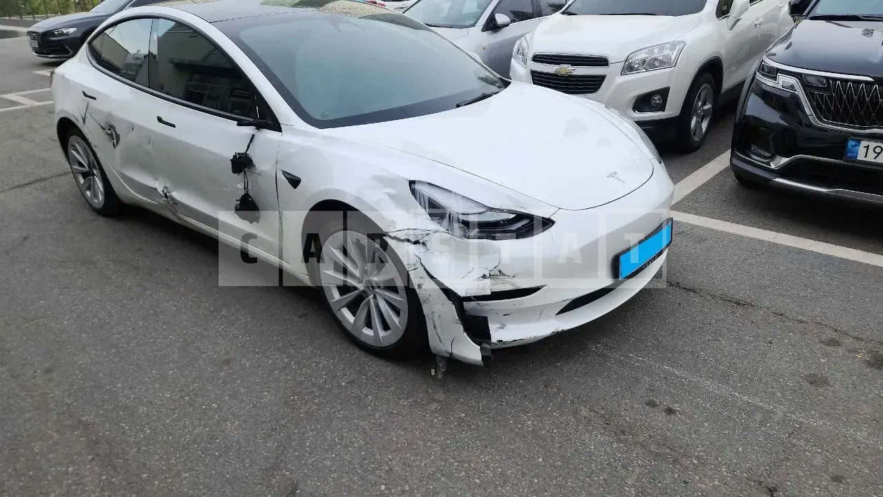 Photo 2 of 48: 2022 Tesla Model 3 RWD, VIN 5YJ3E1EA4NF313762 — Korean insurance auction