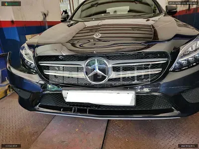 Photo 1 of 8: 2021 Mercedes-Benz C220 d 4Matic, VIN W1KWF1FB2MR639589 — Korean insurance auction