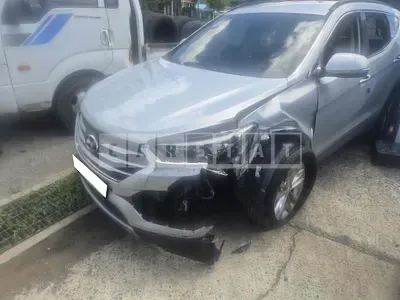 Photo 1 of 11: 2016 Hyundai Santa Fe, VIN KMHSW81UDHU728114 — Korean insurance auction