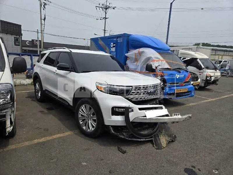 Photo 2 of 18: 2019 Ford Explorer 2.3, VIN 1FMSK8FH2LGA73313 — Korean insurance auction