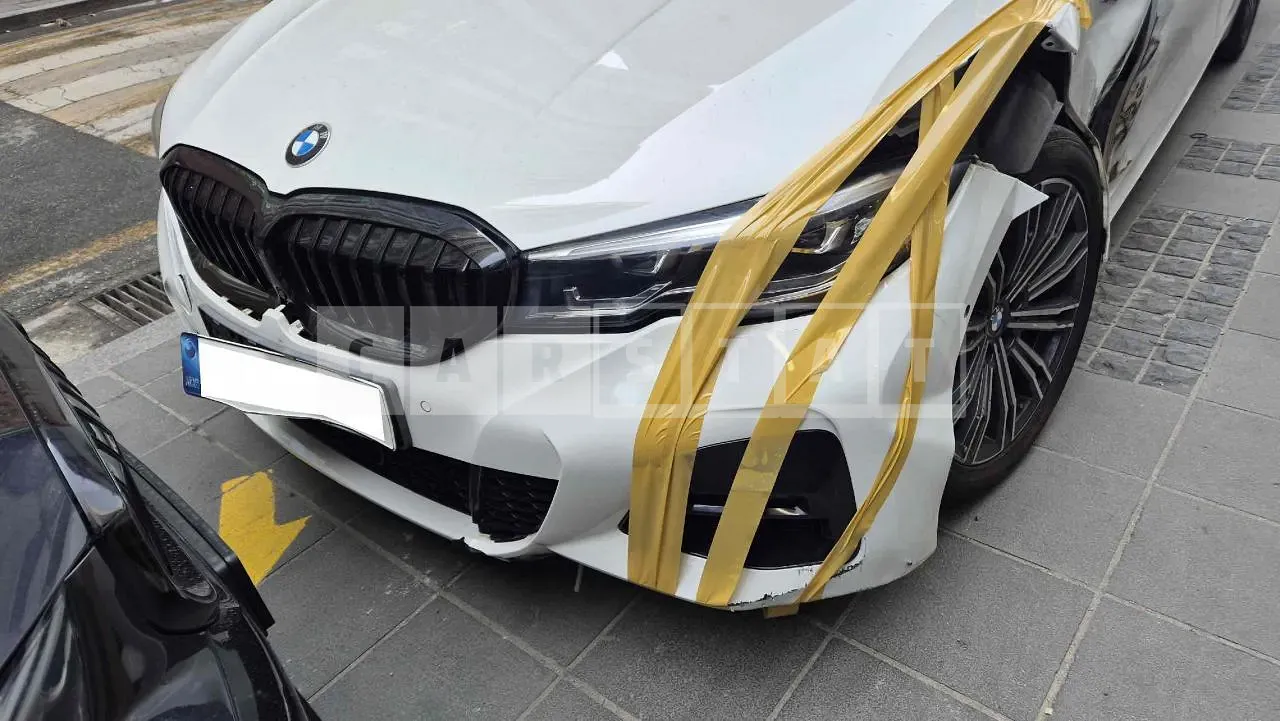 Photo 2 of 35: 2021 BMW 320i, VIN WBA5X5106MFK92315 — Korean insurance auction