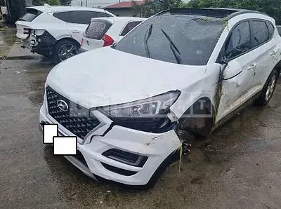 Photo 1 of 26: 2019 Hyundai Tucson, VIN KMHJ3812GKU968844 — Korean insurance auction