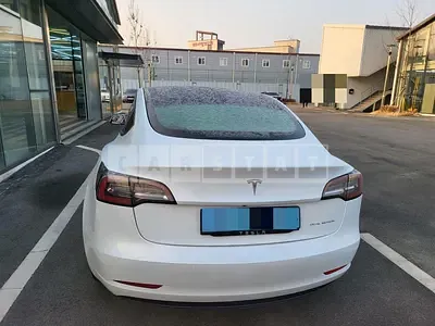 Photo 1 of 10: 2021 Tesla Model 3 Long Range, VIN 5YJ3E1EB0MF891882 — Korean insurance auction