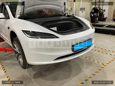Photo 1 of 6: 2024 Tesla Model 3 Long Range, VIN LRW3E7EK8RC153638 — Korean insurance auction