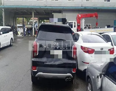 Photo 1 of 13: 2019 Hyundai Palisade 2.2, VIN KMHR381ABLU100149 — Korean insurance auction