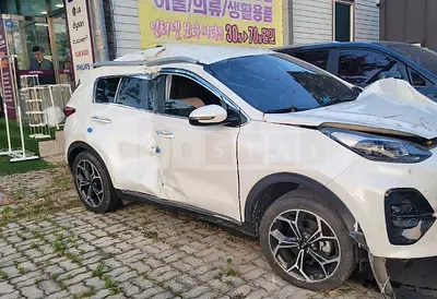 Photo 1 of 9: 2020 Kia Sportage, VIN KNAPR813BLK780483 — Korean insurance auction