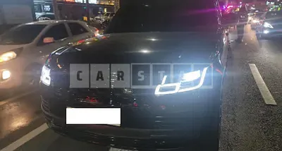 Photo 1 of 7: 2018 Land Rover Range Rover 4.4d, VIN SALGA2BJ8JA502496 — Korean insurance auction