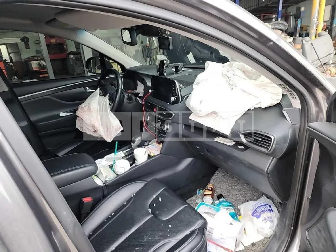 Photo 2 of 8: 2019 Hyundai Santa Fe 2.0, VIN KMHS281BBLU187597 — Korean insurance auction
