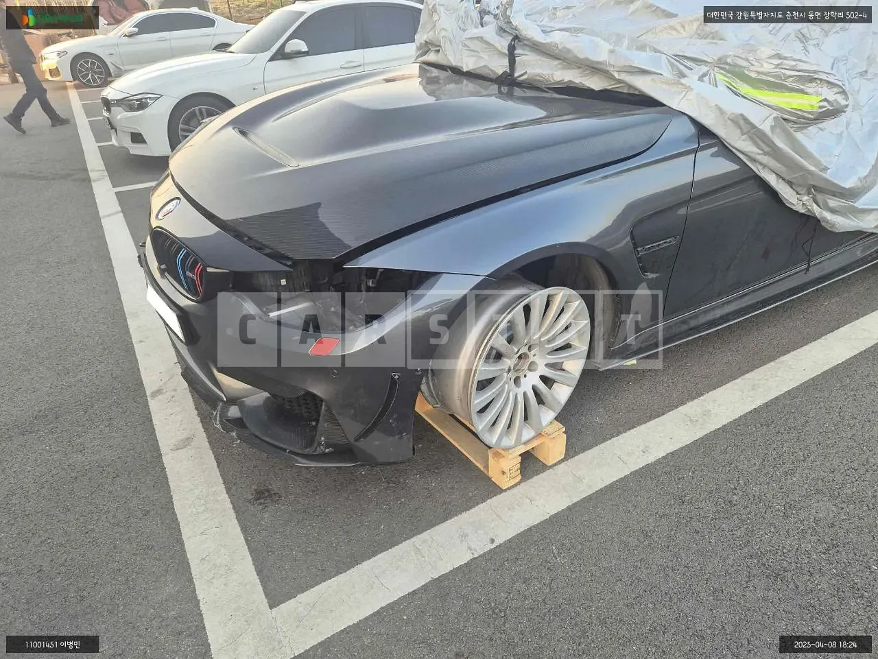 Photo 2 of 22: 2018 BMW M3 Competition Package, VIN WBS8M9108J5K18629 — Korean insurance auction