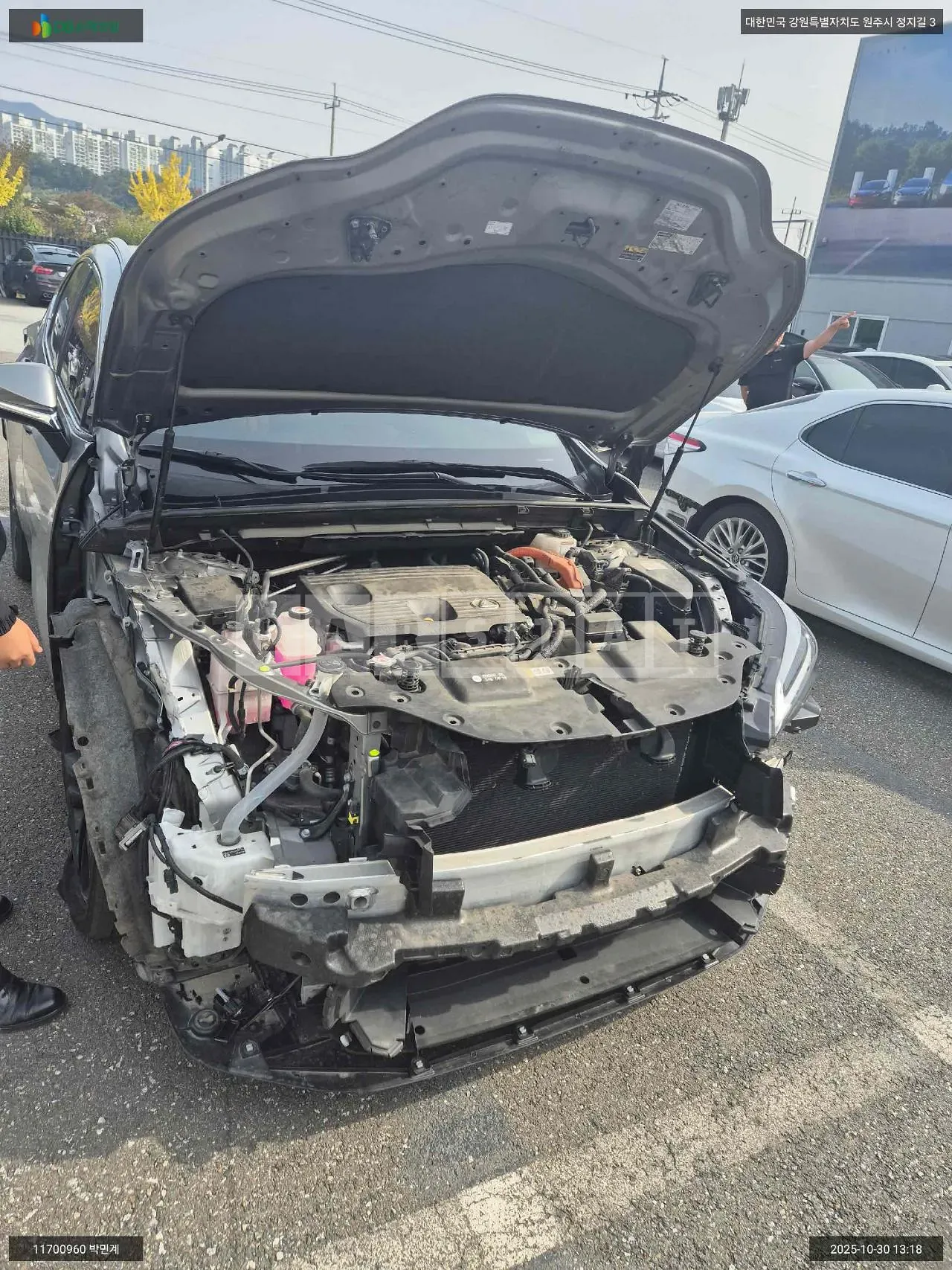 Photo 2 of 12: 2023 Lexus NX350h, VIN JTJGKAEZ0R2025551 — Korean insurance auction