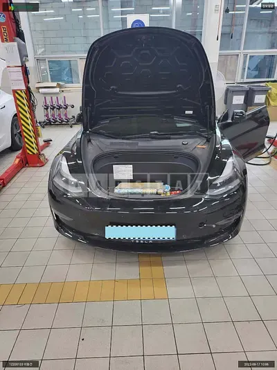 Photo 1 of 18: 2021 Tesla Model 3 Long Range, VIN 5YJ3E1EB6MF024440 — Korean insurance auction