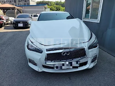 Photo 1 of 17: 2016 Infiniti Q50 2.2d, VIN JNKDV71EXGM552256 — Korean insurance auction