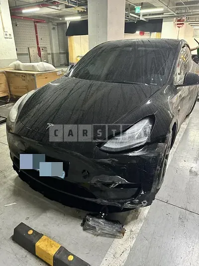 Photo 1 of 34: 2022 Tesla Model Y Long Range — Korean insurance auction