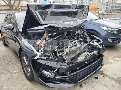 Photo 1 of 15: 2021 Kia K5, VIN KNAG541BBMA092722 — Korean insurance auction