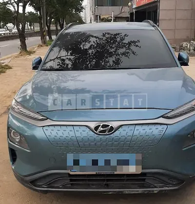 Photo 1 of 12: 2019 Hyundai Kona Electric, VIN KMHK381GFKU038190 — Korean insurance auction