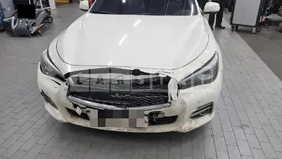 Photo 1 of 18: 2016 Infiniti Q50 2.2d, VIN JNKDV71E1GM551156 — Korean insurance auction