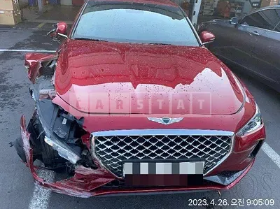 Photo 1 of 27: 2019 Genesis G70 2.0T Elite, VIN KMTG341ABKU041040 — Korean insurance auction