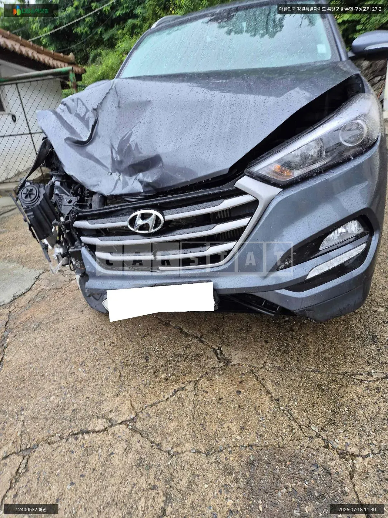 Photo 2 of 9: 2016 Hyundai Tucson, VIN KMHJ381ADHU251493 — Korean insurance auction