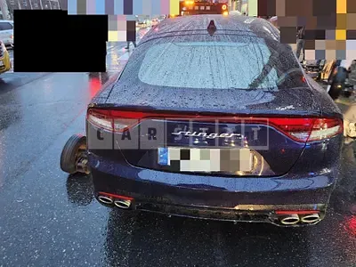 Photo 1 of 8: 2021 Kia Stinger 2.5T, VIN KNAE251DBNS113630 — Korean insurance auction