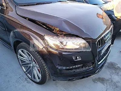 Photo 1 of 6: 2015 Audi Q7 35 TDI Four, VIN WAUZZZ4L9FD031137 — Korean insurance auction