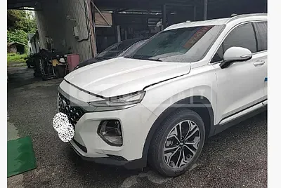 Photo 1 of 11: 2020 Hyundai Santa Fe, VIN KMHS281BBLU291554 — Korean insurance auction