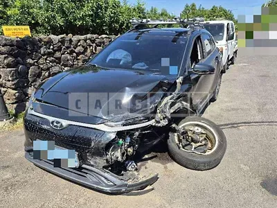 Photo 1 of 19: 2018 Hyundai Kona Electric Car — Korean insurance auction