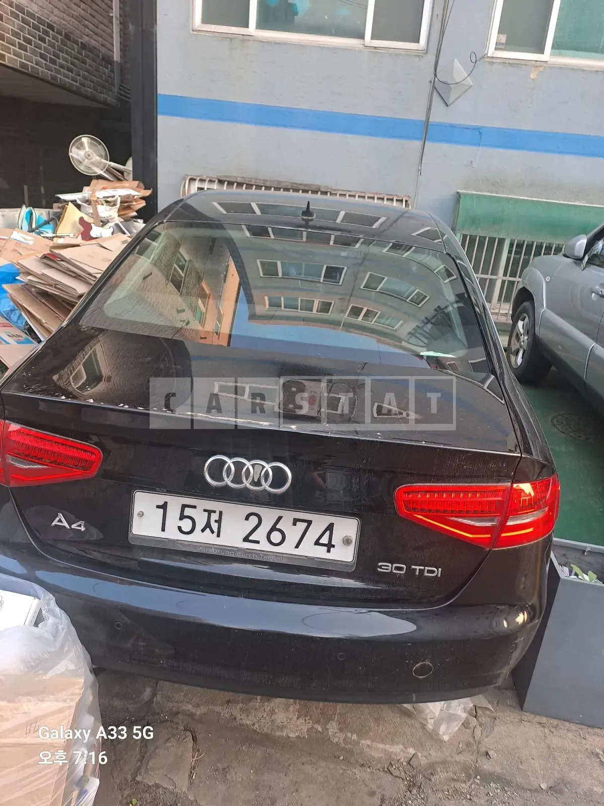 Photo 2 of 7: 2015 Audi A4 30 TDI, VIN WAUZZZ8K3FA080160 — Korean insurance auction
