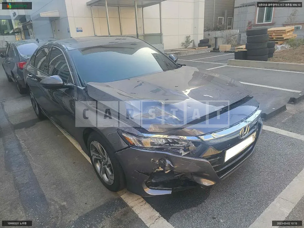 Photo 2 of 27: 2018 Honda Accord 1.5 Turbo, VIN 1HGCV1650JA511247 — Korean insurance auction