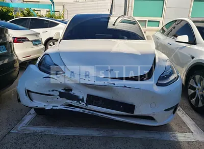 Photo 1 of 13: 2022 Tesla Model Y LongRange — Korean insurance auction